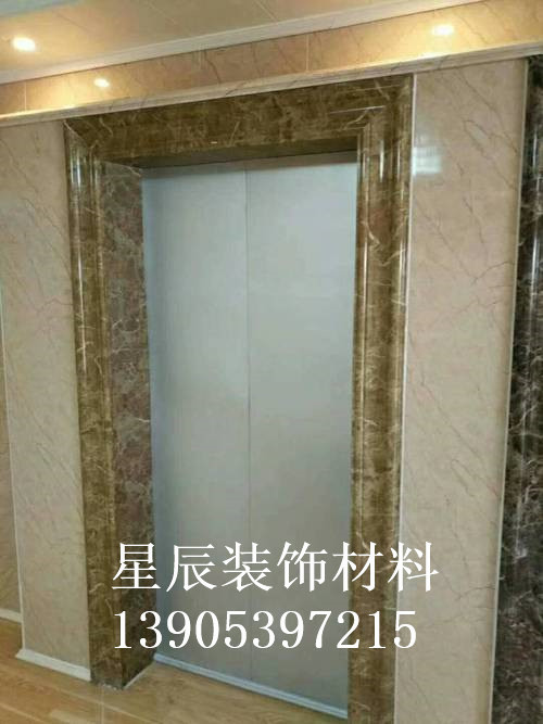 廊坊市仿大理石电梯门套电梯门套线 - 方案